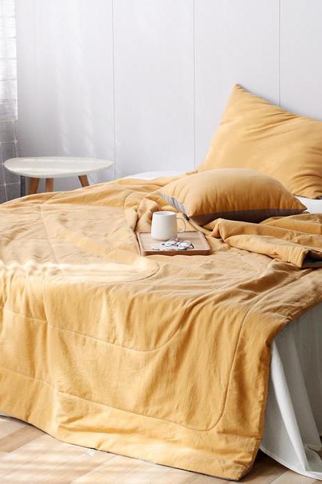 Premium Cotton Oversize Quilt- 78" X 90" - Supersoft Bedspread - Superior Comfort - Breathable - All Season - Machine